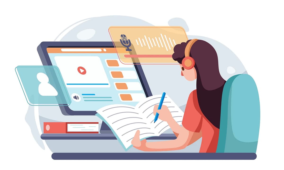 Online English class